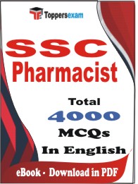 SSC Pharmacist PDF Book in English - MCQ / Objective Questions