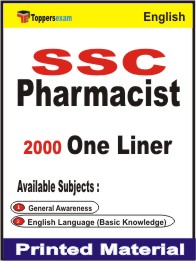 SSC Pharmacist One Liner Book in English