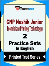 CNP Nashik Junior Technician (Printing Technology) Book in English- Question Paper / Practice Set