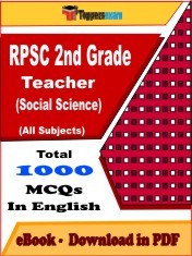 EBook of RPSC 2nd Grade Teacher (Social Science) Exam, PDF Format in English