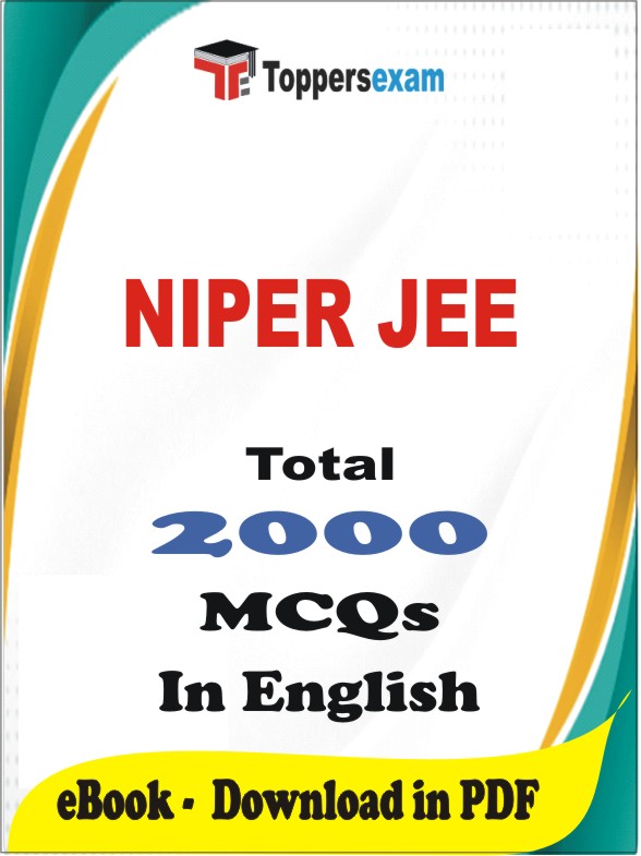 NIPER JEE PDF Book In English - MCQ / Objective Questions