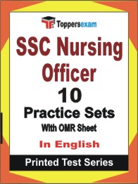 SSC Nursing Officer  Book in English - Practice Set