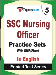 SSC Nursing Officer  Book in English - Mock Test / Practice Set