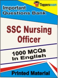 SSC Nursing Officer  Book in English - Objective MCQ