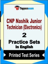 CNP Nashik Junior Technician (Electronics) Book in English- Question Paper / Practice Set