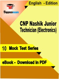 CNP Nashik Junior Technician (Electronics) PDF Book In English- Mock Test/Practice Set