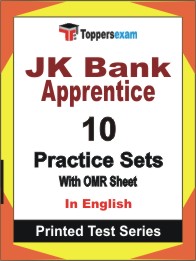 JK Bank Apprentice Book in English - Practice Set