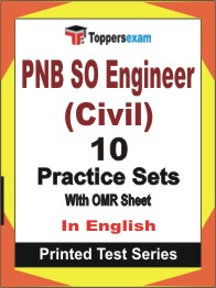 PNB SO Engineer (Civil)  Book in English - Practice Set