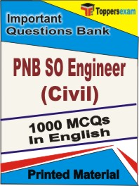 PNB SO Engineer (Civil) Book in English - Objective MCQ