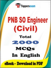 PNB SO Engineer (Civil)  PDF Book in English - MCQ / Objective Questions