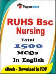 RUHS BSc Nursing PDF Book in English - MCQ / Objective Questions