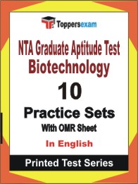 NTA Graduate Aptitude Test Biotechnology Book in English - Practice Set