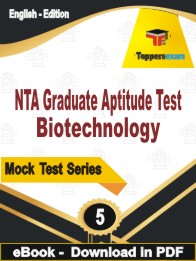 NTA Graduate Aptitude Test Biotechnology Test PDF Book In English - Practice Set