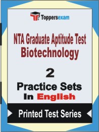 NTA Graduate Aptitude Test Biotechnology Book in English - Question Paper / Practice Set