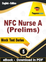 NFC Nurse A (Prelims) Test PDF Book In English - Practice Set