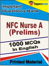 NFC Nurse A (Prelims) Book in English - Objective MCQ
