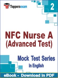 NFC Nurse A (Advanced Test) Test PDF Book In English - Question Paper