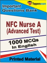 NFC Nurse A (Advanced Test) Book in English - Objective MCQ