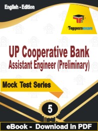 UP Cooperative Bank Assistant Engineer (Preliminary) Test PDF Book In English - Practice Set