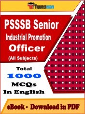 EBook of PSSSB Senior Industrial Promotion Officer Exam, PDF Format in English