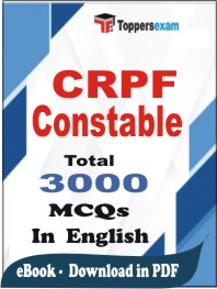 CRPF Constable PDF Book in English - MCQ / Objective Questions