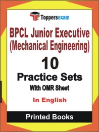 BPCL Junior Executive (Mechanical Engineering) Book in English - Practice Set