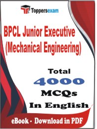 BPCL Junior Executive (Mechanical Engineering) PDF Book In English - MCQ / Objective Questions