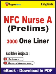 NFC Nurse A (Prelims) One Liner Book PDF in English