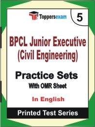 BPCL Junior Executive (Civil Engineering) Book in English - Mock Test / Practice Set