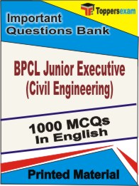 BPCL Junior Executive (Civil Engineering) Book in English - Objective MCQ