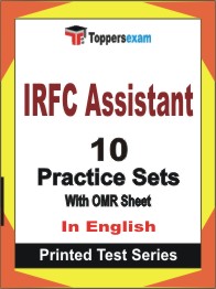 IRFC Assistant  Book in English - Practice Set