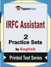 IRFC Assistant  Book in English - Question Paper / Practice Set