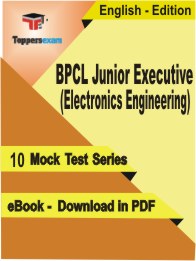 BPCL Junior Executive (Electronics Engineering) PDF Book In English - Mock Test/Practice Set