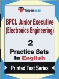 BPCL Junior Executive (Electronics Engineering) Book in English - Question Paper / Practice Set