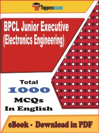 BPCL Junior Executive (Electronics Engineering) PDF Book In English - MCQ / Objective Questions