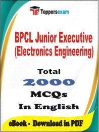 BPCL Junior Executive (Electronics Engineering) PDF Book In English - MCQ / Objective Questions
