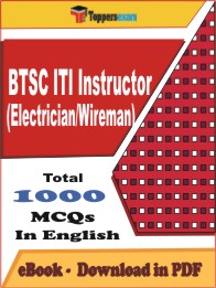 BTSC ITI Instructor (Electrician/Wireman) PDF Book in English - MCQ / Objective Questions