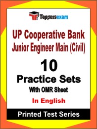 UP Cooperative Bank Junior Engineer Main (Civil) Book in English- Practice Set