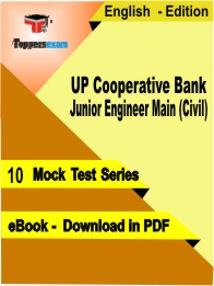 UP Cooperative Bank Junior Engineer Main (Civil) PDF Book In English- Mock Test/Practice Set