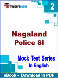 Nagaland Police SI Test PDF Book In English - Question Paper