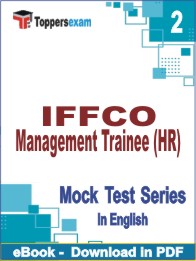 IFFCO Management Trainee (HR) Test PDF Book In English - Question Paper