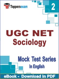 UGC NET Sociology Test PDF Book In English - Question Paper