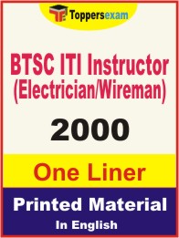 BTSC ITI Instructor (Electrician/Wireman) One Liner Book in English