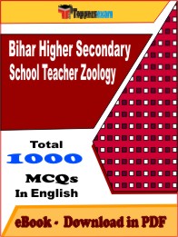 Bihar Higher Secondary School Teacher Zoology PDF Book In English - MCQ / Objective Questions