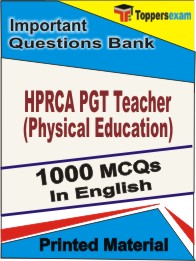 HPRCA PGT Teacher (Physical Education) Book in English - Objective MCQ