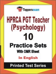 HPRCA PGT Teacher (Psychology) Book in English - Practice Set