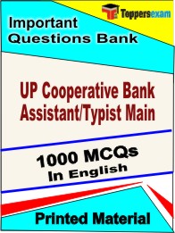 UP Cooperative Bank Assistant/Typist Main  Book in English- Objective MCQ