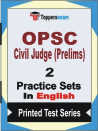 OPSC Civil Judge (Prelims) Book in English - Question Paper / Practice Set