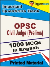OPSC Civil Judge (Prelims) Book in English - Objective MCQ