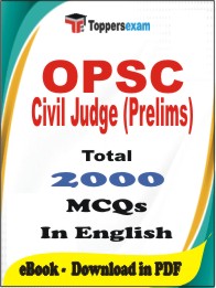 OPSC Civil Judge (Prelims) PDF Book in English - MCQ / Objective Questions